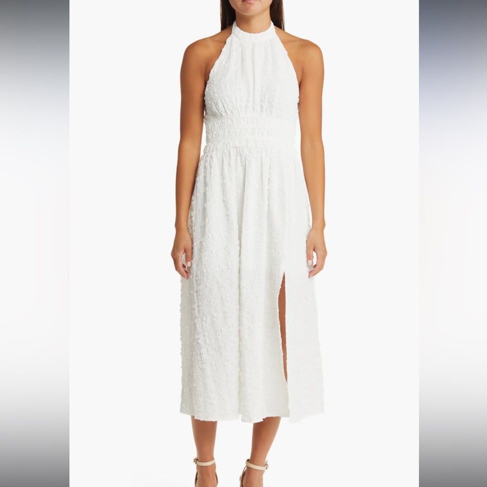 Textured Halter Dress NWOT
FLORET STUDIOS